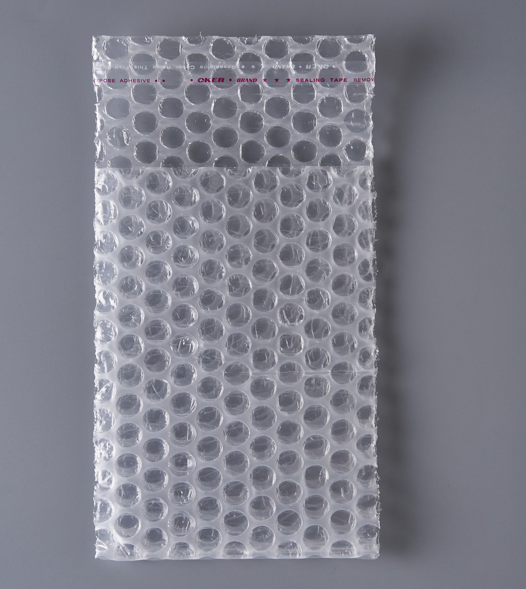 Пакет воздушно-пузырчатый (ВПП, пузырьковый, пупырчатый), 10х15+5 см, с клеевым клапаном, трехслойный, 100 шт.