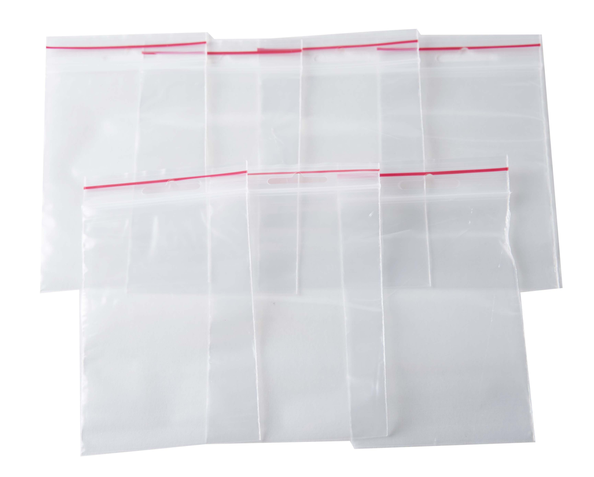 Пакет с замком Zip-Lock (Зип лок), 8х12 см, 60 мкм, с европодвесом, сверхпрочный, 3000 шт.