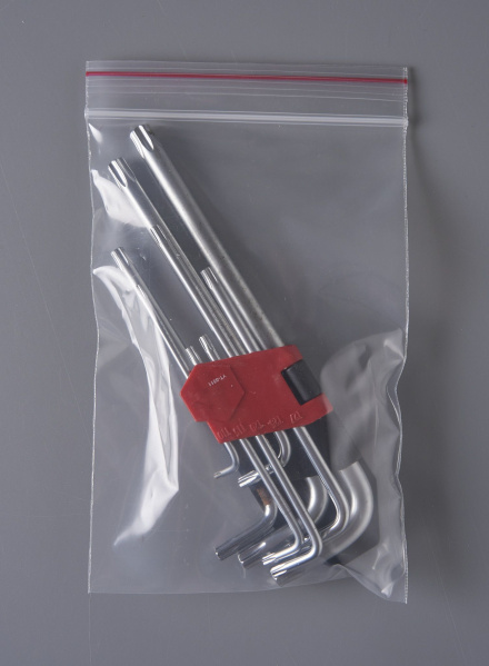 Пакет с замком Zip-Lock (Зип лок), 12х17 см, ультрапрочный, 100 мкм, 500 шт.