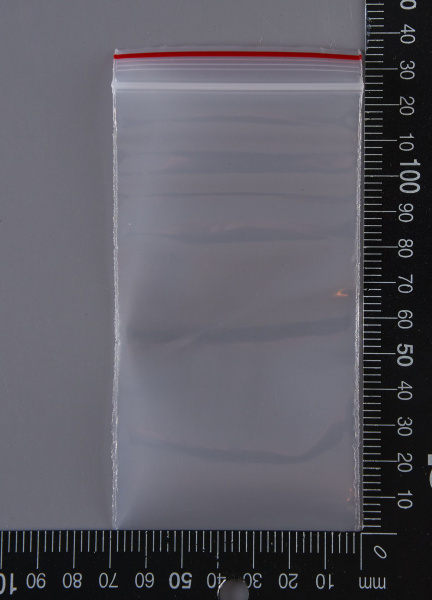Пакет с замком Zip-Lock (Зип лок), 7х12 см, особопрочный, 80 мкм, 20000 шт.