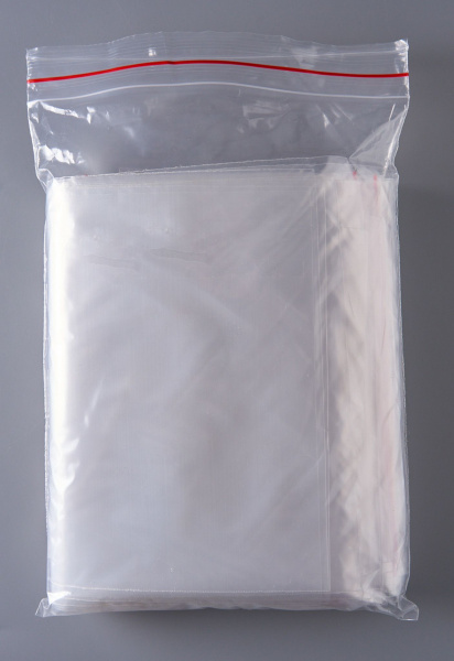 Пакет с замком Zip-Lock (Зип лок), 25х35 см, сверхпрочный, 60 мкм, 500 шт.