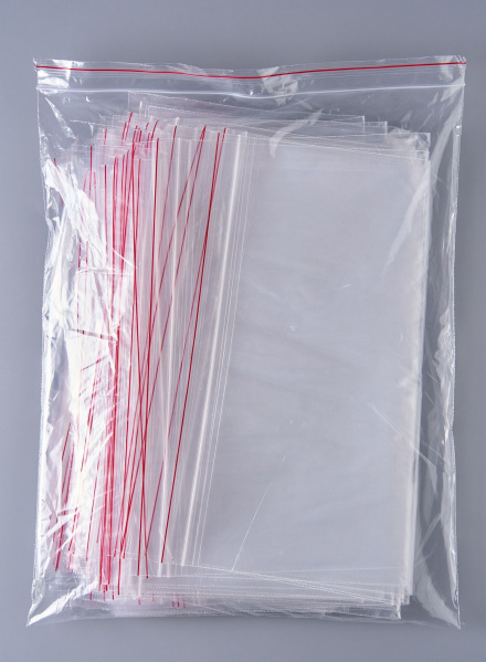 Пакет с замком Zip-Lock (Зип лок), размер 40х50 см, 45 мкм, 100 шт.