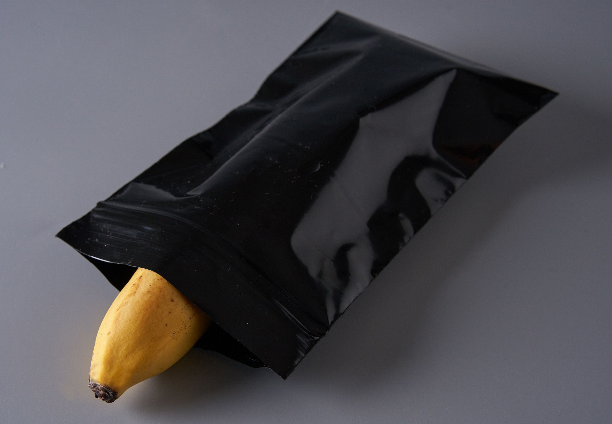 Пакет с замком Zip-Lock (Зип лок), 12х17 см, сверхпрочный, 60 мкм, черный металлик, 500 шт.