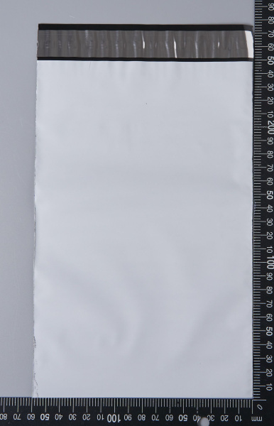 Курьерский пакет (сейф пакет), 160х240+40, с клеевым клапаном, без кармана, 60 мкм, 500 шт.